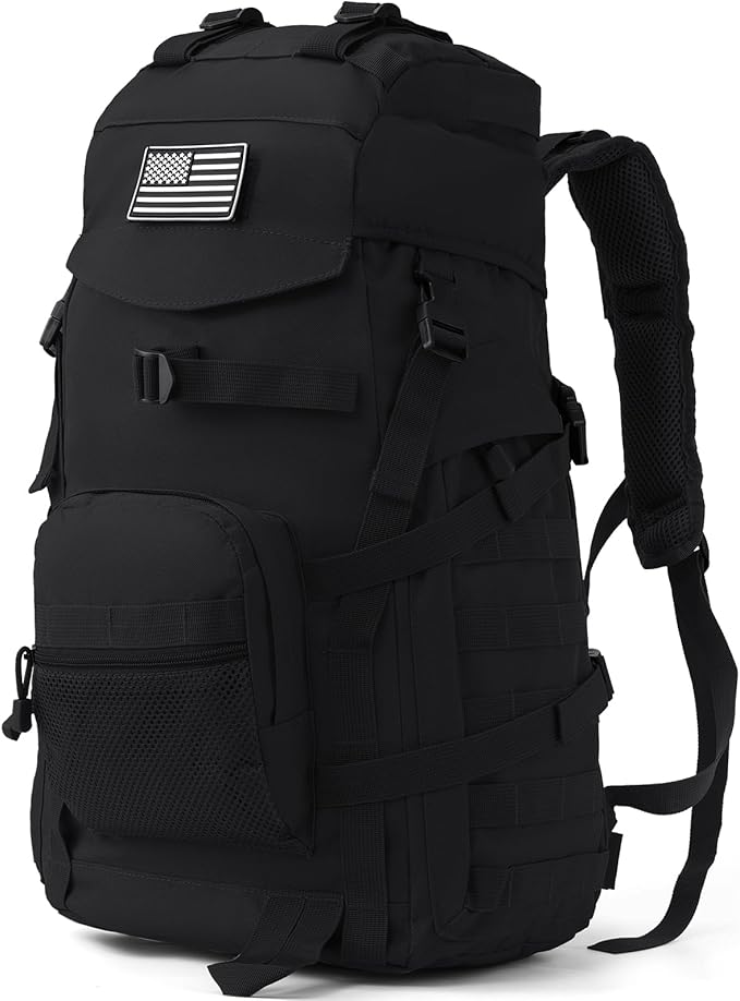 50L Tactical Backpack for Men and Women, Water-Resistant Molle Rucksack by AUMENTAR