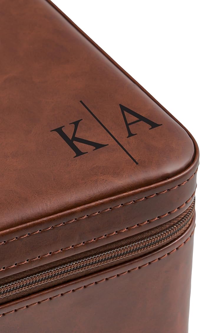 Awesometik Luxury Travel PU Leather Watch Case. Watch Storage Organizer. Watch - Image 6
