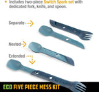UCO Recycled ECO 5-Piece Camping Mess Kit - Image 5