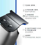 Blade & Stone Professional Hair Trimmer for Men PT301 | Diamond-S Blade | Micro-Gap Tech | 7200 RPM Durable Motor, All-Metal, Cordless Hair Trimmer - The Aviator