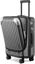 LEVEL8 Grace Carry on Luggage 22x14x9 Airline Approved, 20 Inch Hard Shell by LEVEL8
