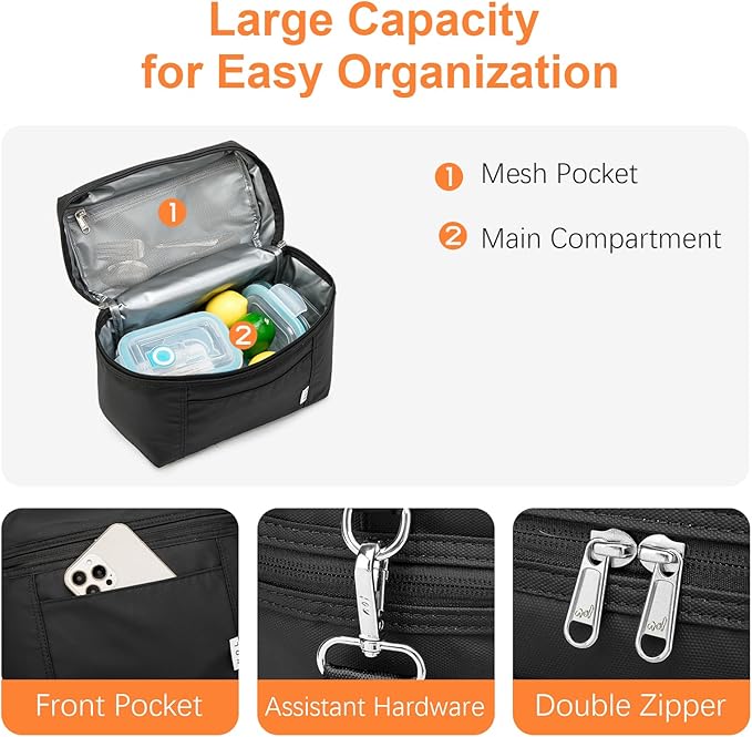 NOL Natural Organic Lifestyle Small Insulated Lunch Bags - Image 5