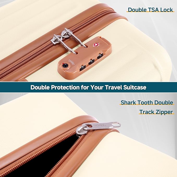 Hoteel Luggage 6-piece Set, 360° Universal Suitcases - Image 4