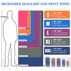HOEAAS 2 Pack Microfiber Camping Towels, Quick Dry Towel, Super Absorbent Ultra - Image 3