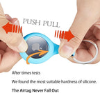 ThingsBag Airtags 4 Pack Holder Keychain, Silicone GPS Case Key Ring - Image 3