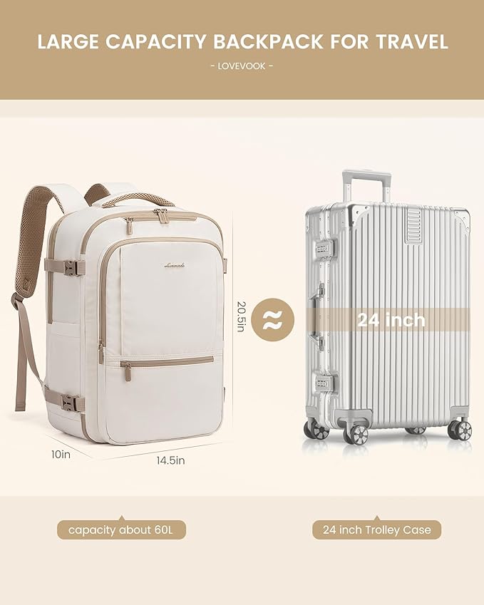 LOVEVOOK Travel Backpack for Women & Men - Image 3