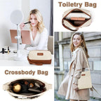 Weekender Bag for Women, Travel Duffel Bag Carry On Overnight Bag - Image 5