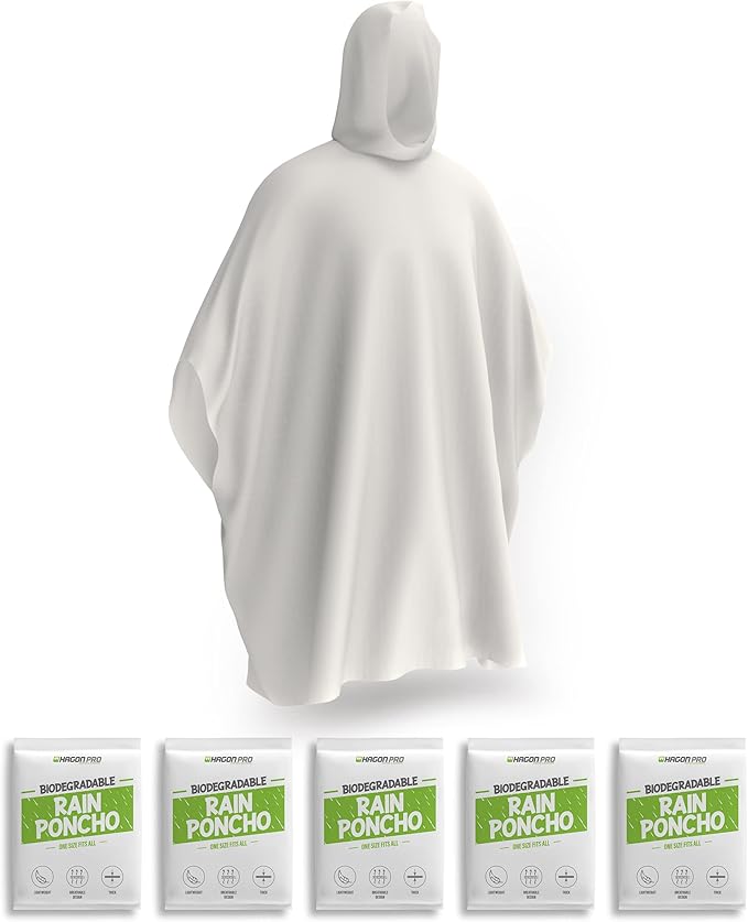 Hagon PRO Disposable Rain Ponchos by HagonPRO