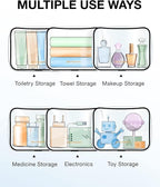 BAGSMART Clear Toiletry Bag, 2 Packs TSA Approved Water Resistant Quart Size - Image 5