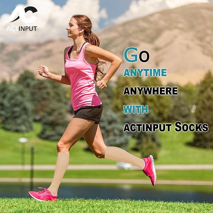 ACTINPUT 8 Pairs Compression Socks - Image 2