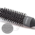 Termix Evolution Plus Round Thermal Hair Brush with Special Fibres for Thick and Hard Hair, African American Hair, Diameter Ø17
