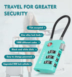 ANVIL TSA Approved Luggage Locks – High Security TSA008 Combination Travel Locks - Image 5