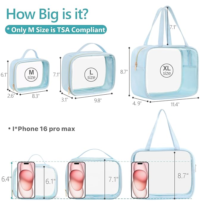 PACKISM Clear Makeup Bag - Image 3