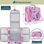 PAVILIA Extra Large Toiletry Bag Travel Bag - Image 2
