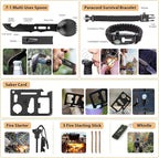Survival Kit, Emergency Kit for Earthquake, Outdoor Adventure, Gifts for Men - Image 5