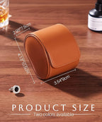 Homde Travel Watch Box Leather: Traveling Case - Image 3