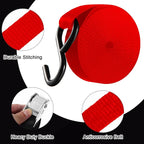 16 Pcs Cambuckle Tie Down Straps 1763lbs Break Strength Securing Straps 1'' x - Image 3