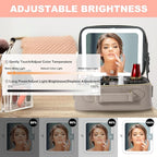 Mocado Travel Makeup Bag with LED Lighted Mirror, Travel Makeup Organizer - Image 4