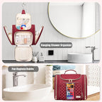 Travel Toiletry Bag for Women, Hanging Toiletry Bag, Bathroom Bag Portable - Image 8