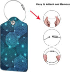 2Pcs Glowing Mandala Themed Luggage Tags - Image 3