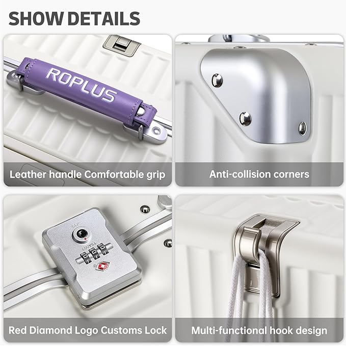 Aluminium Frame Carry on Luggage - Image 5