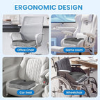 TushGuard Office/Car Seat Cushion, Non-Slip Sciatica & Back Coccyx Tailbone - Image 6