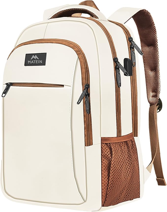 MATEIN 15.6inch Travel Laptop Backpack, Cute Anti Theft Slim Sturdy Laptops by MATEIN