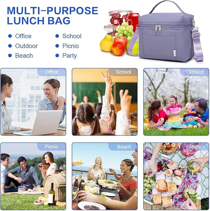 NOL Natural Organic Lifestyle Insulated Lunch Bags - Image 8