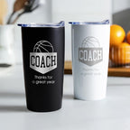 Lifetime Creations Engraved Basketball Coach Tumbler: Basketball Coach Thank - Image 3