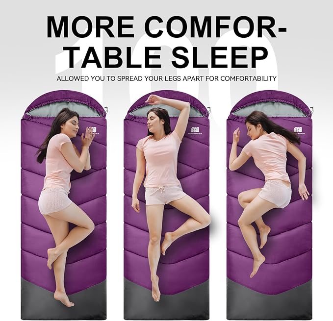 Sleeping Bags for Adults Cold Weather, Waterproof, Lightweight Sleeping Bag for - Image 6