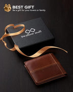 Swallowmall Mens Wallet Rfid Blocking Genuine Leather Bifold Wallets - Image 7