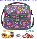FlowFly Double Decker Cooler Insulated Lunch Bag Large Tote - Image 2