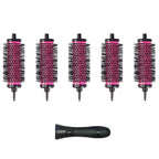 LIGICKY Blowout Brush Set with 1.9’’ Detachable Barrels Round Brushes Hair Styling Tool, 1 Handle 5 Barrels, Small