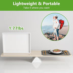 Bed Tray Table with Folding Legs, Bamboo Breakfast in Bed - Image 4