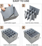 Shoe Organizer for Closet, Foldable Shoe Box - Image 7