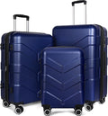 Luggage Sets 3 Piece with Spinner Wheel, Hardside Suitcase Set with TSA Lock by Unknown