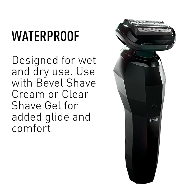 Bevel Electric Shaver for Men, Mens Foil Shavers for face, Wet & Dry Shave - Image 7