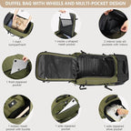 CONTAIL 86L Foldable Wheeled Duffel Backpack - Image 6