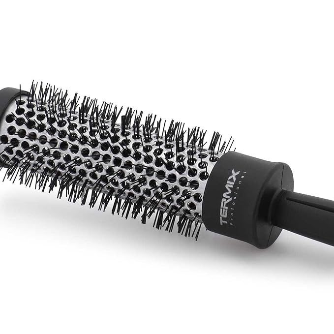 Termix Profesional Hairbrush Ø 12 mm- Aluminum Thermal Hairbrush with Nylon bristles, Ideal for All Types of Hairstyles