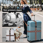 2 Pack Luggage Straps for Suitcases Adjustable Luggage Belt TSA Approved - Image 4