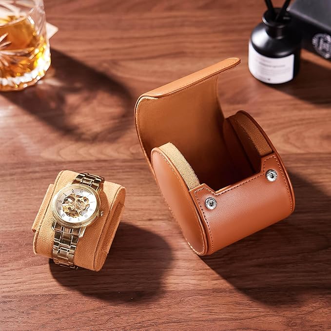 Homde Travel Watch Box Leather: Traveling Case - Image 9