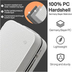 mixi 24 Inch Checked Luggage PC Hardshell Suitcases - Image 5