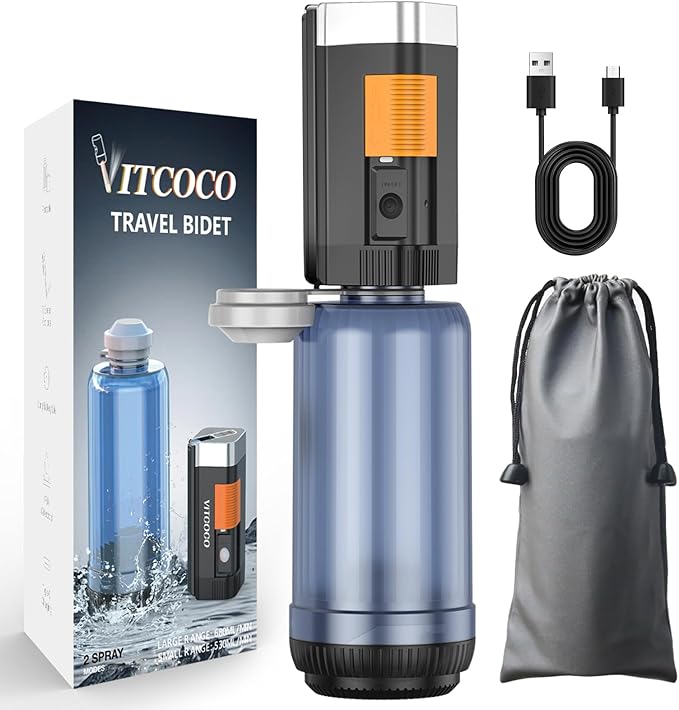 Portable Bidet for Travel, VITCOCO Rechargeable Bidet Sprayer - Image 9