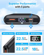 ZZI Portable Charger, 32000mAh 5V/3A Power Bank - Image 4