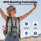 Passport Holder for Families | RFID Blocking Neck Wallet | Travel Document - Image 5
