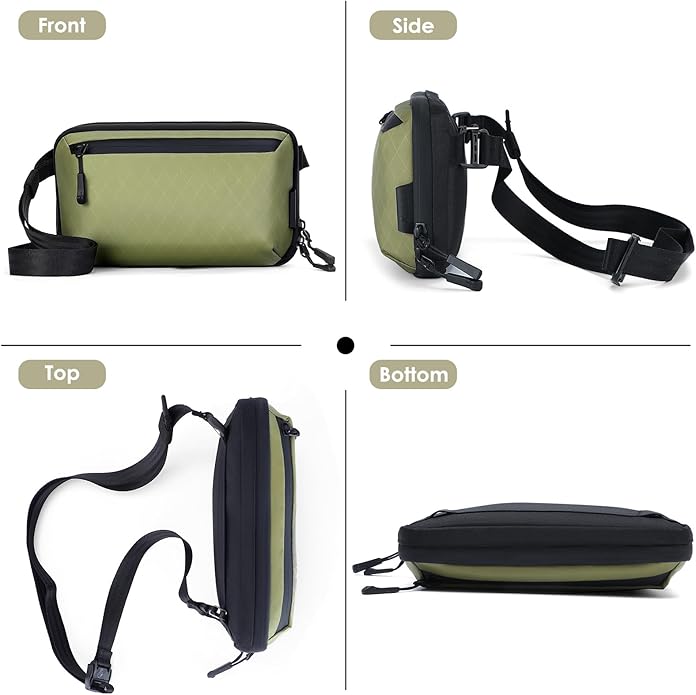 Electronics Organizer Tech Travel Pouch – Waterproof Nylon Diamond Quilted & - Image 5