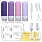 16 Pack Travel Bottles Set for Toiletries, Leakproof Travel Containers for by Mrsdry