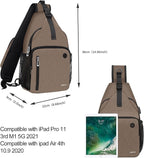 MOSISO Sling Backpack Bag, Crossbody Shoulder Bag Travel Hiking Daypack Chest - Image 5