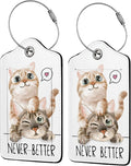 Cats in Love 2-Pack Luggage Tags by Unknown