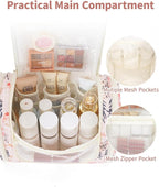 Narwey Hanging Toiletry Bag for Women Travel Makeup Bag Organizer Toiletries - Image 3